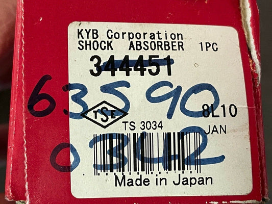 KYB 344451 Rear Shock Absorber fits Kia