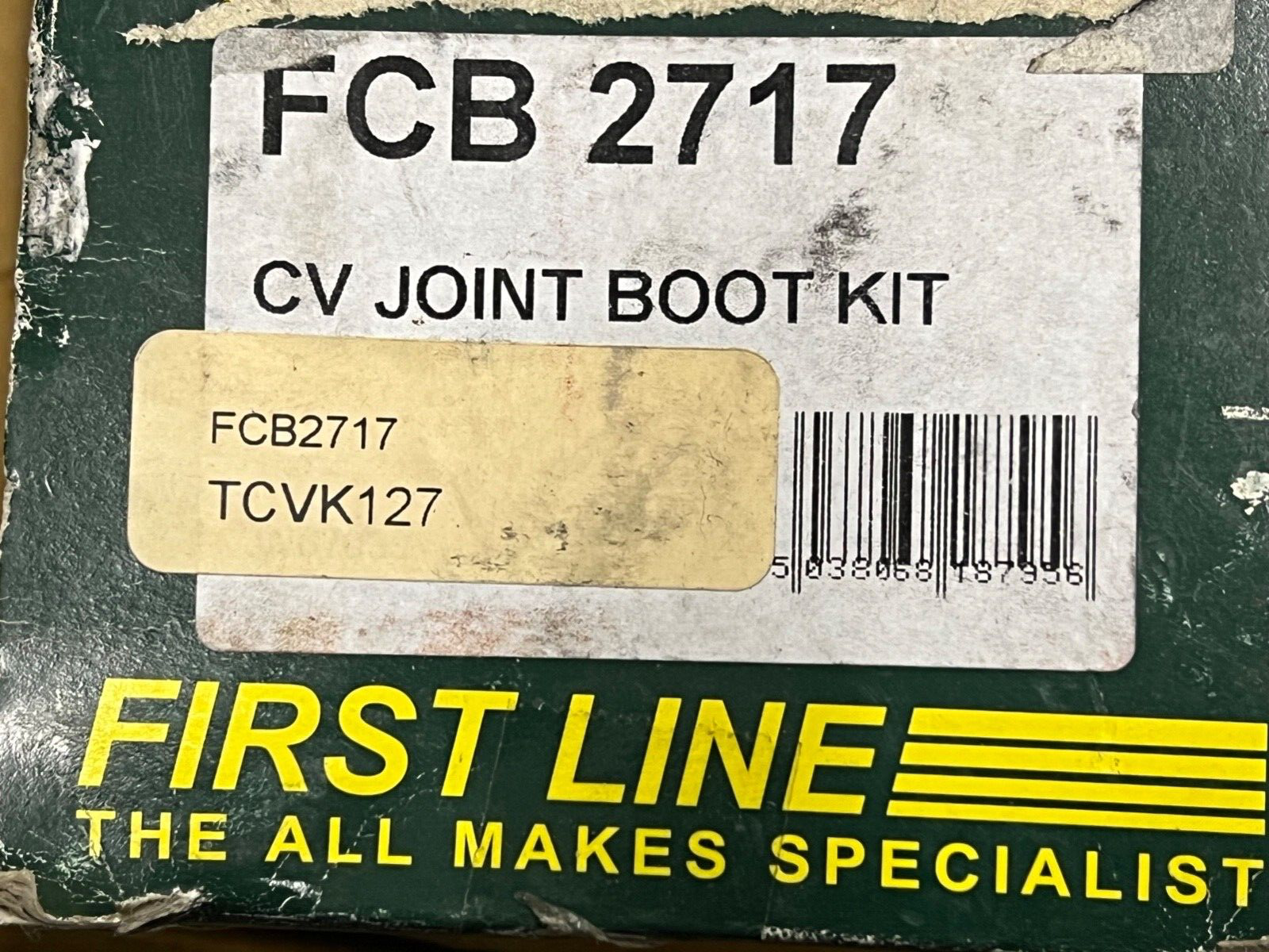 First Line FCB2717 Inner CV Boot Kit fit Audi 80 Coupe Seat Cordoba Inca VW Golf