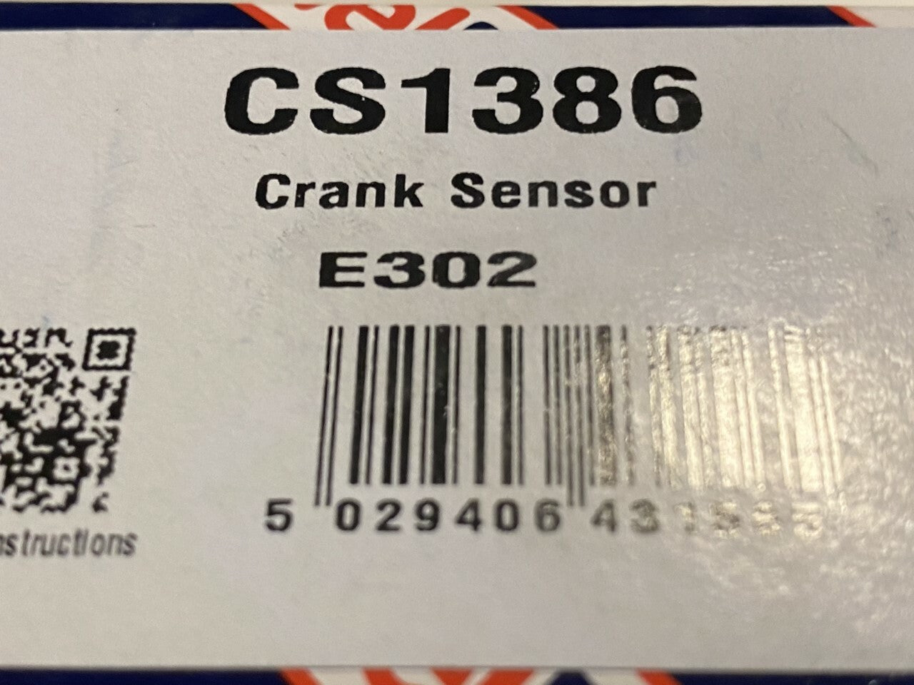 Fuel Parts CS1386 Crank Angle Sensor Crankshaft Sensor