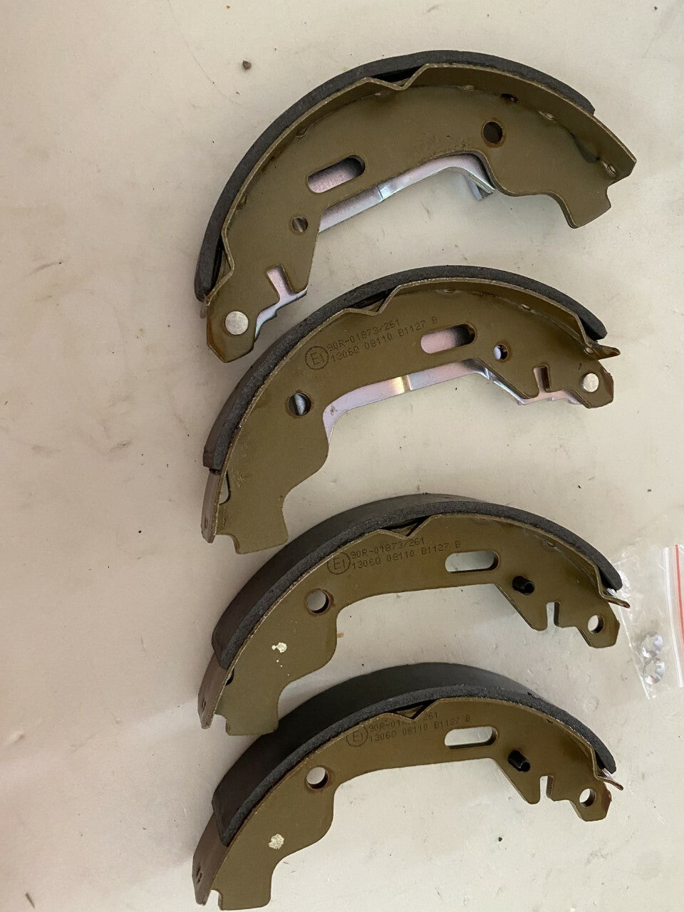 LPR 08110 Brake Shoe Set fits Vauxhall Opel