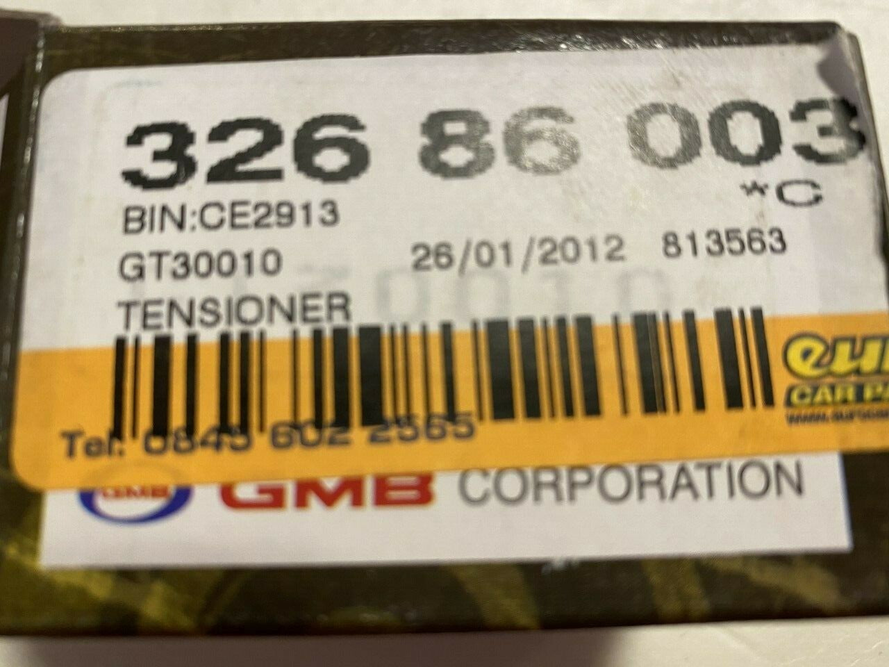 GMB GT30010 Timing Tensioner Pulley fits Chevrolet Daewoo Suzuki