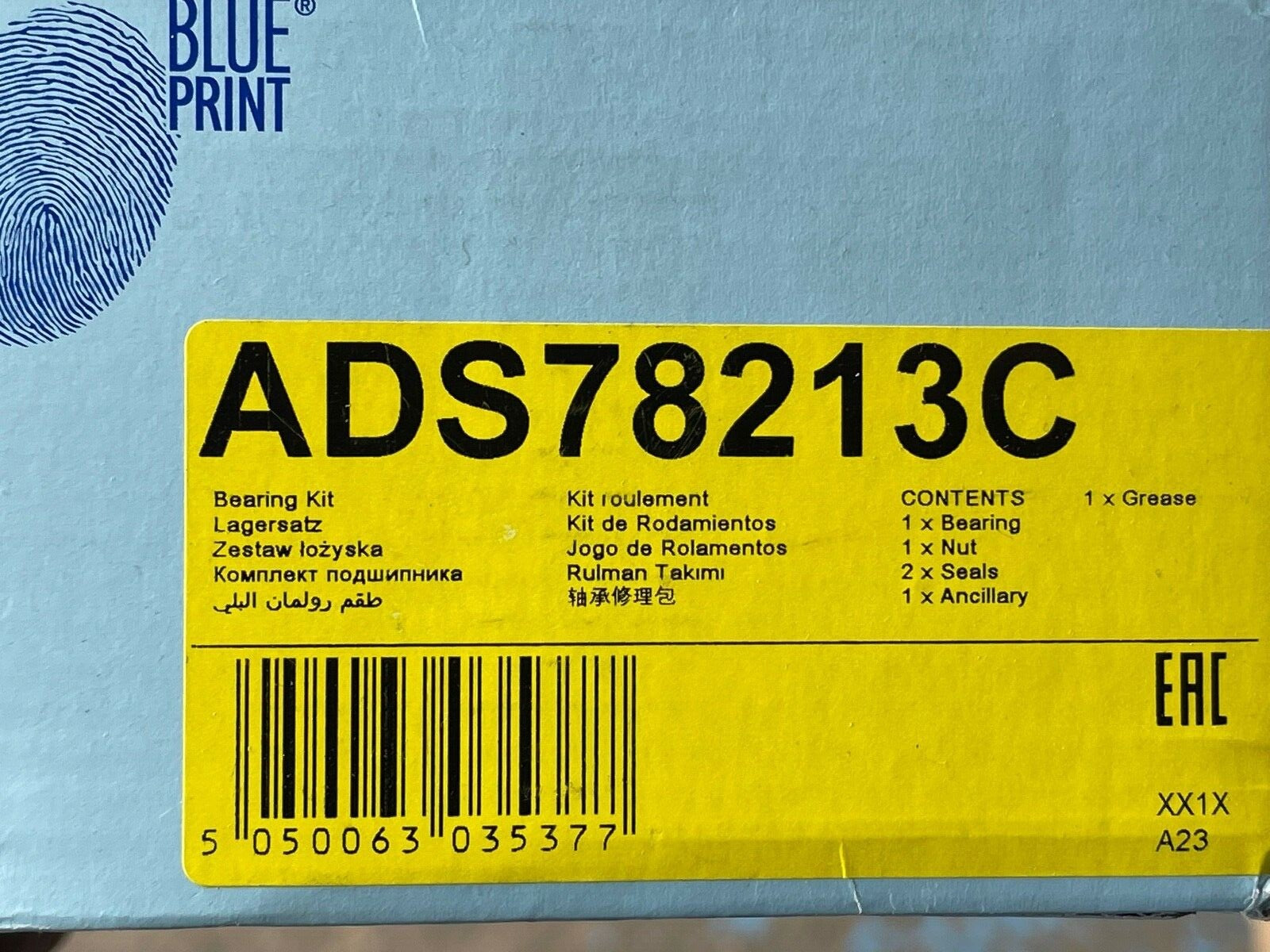 Blue Print ADS78213C Wheel Bearing Kit fits Subaru