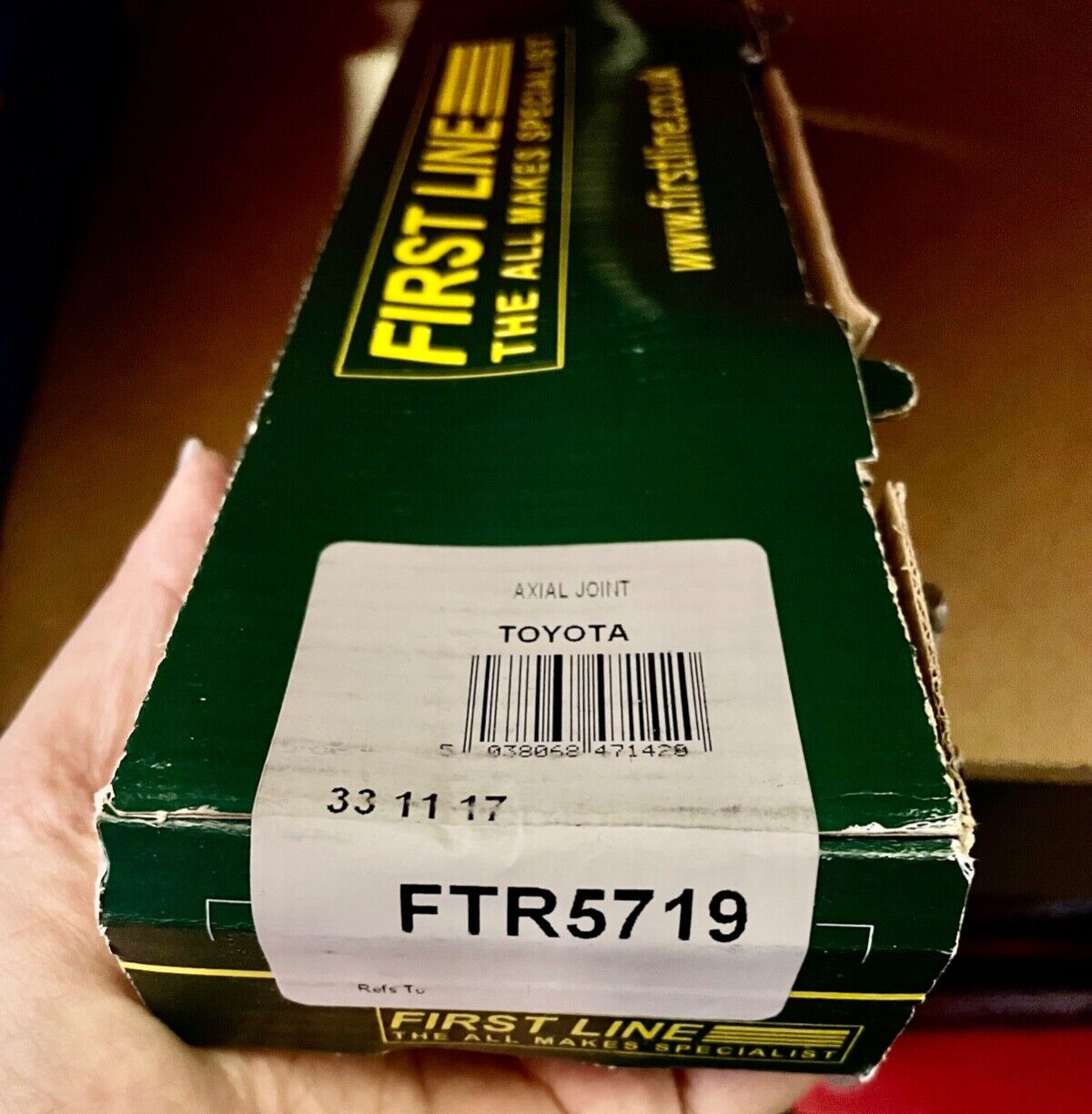 First Line FTR5719 Tie Rod Inner Rack End fits Toyota