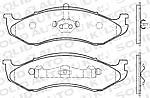 Front Brake Pads Kia Sedona 1999 2.5 2.9 Solid Auto K104011