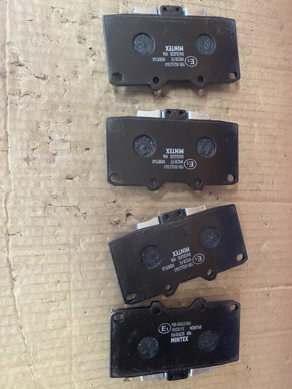 Mintex MDB1748 Front Brake Pad Set fits Nissan Subaru