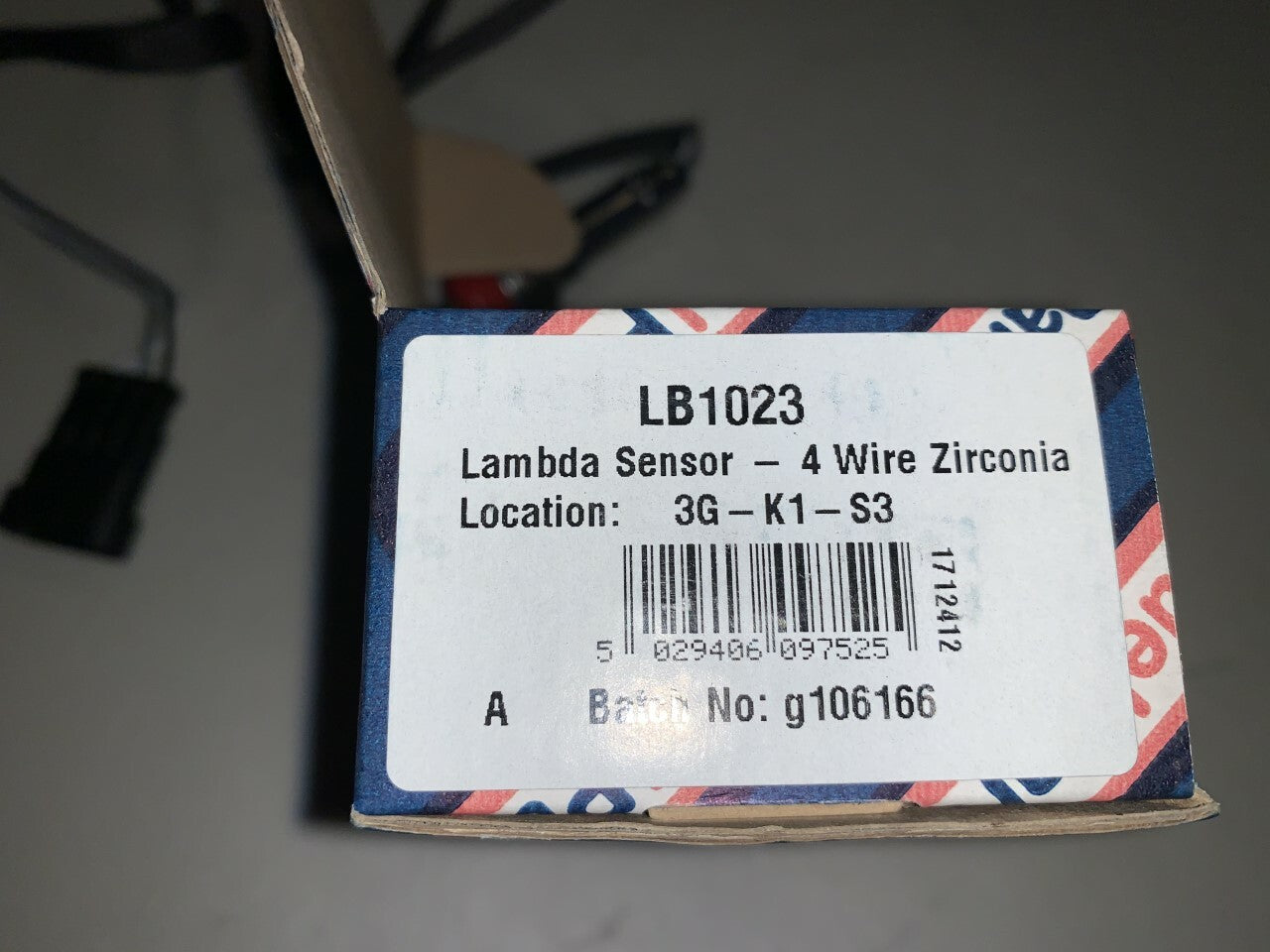 Fuel Parts LB1023 Lambda Oxygen o2 Sensor fits Alfa Romeo Fiat