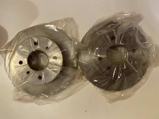 Solid Auto N106036 Brake Disc (Pair) fits Nissan