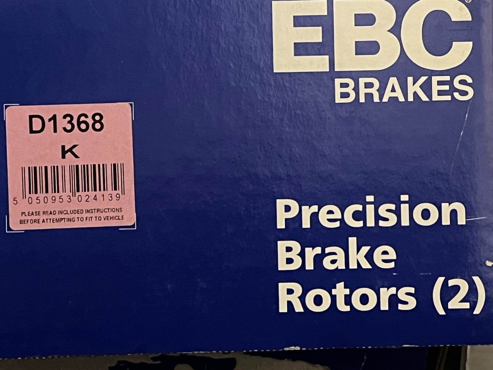 EBC D1368 Rear Brake Discs 260mm for Honda Civic 2.0 Type-R (FN2) 201 07-11
