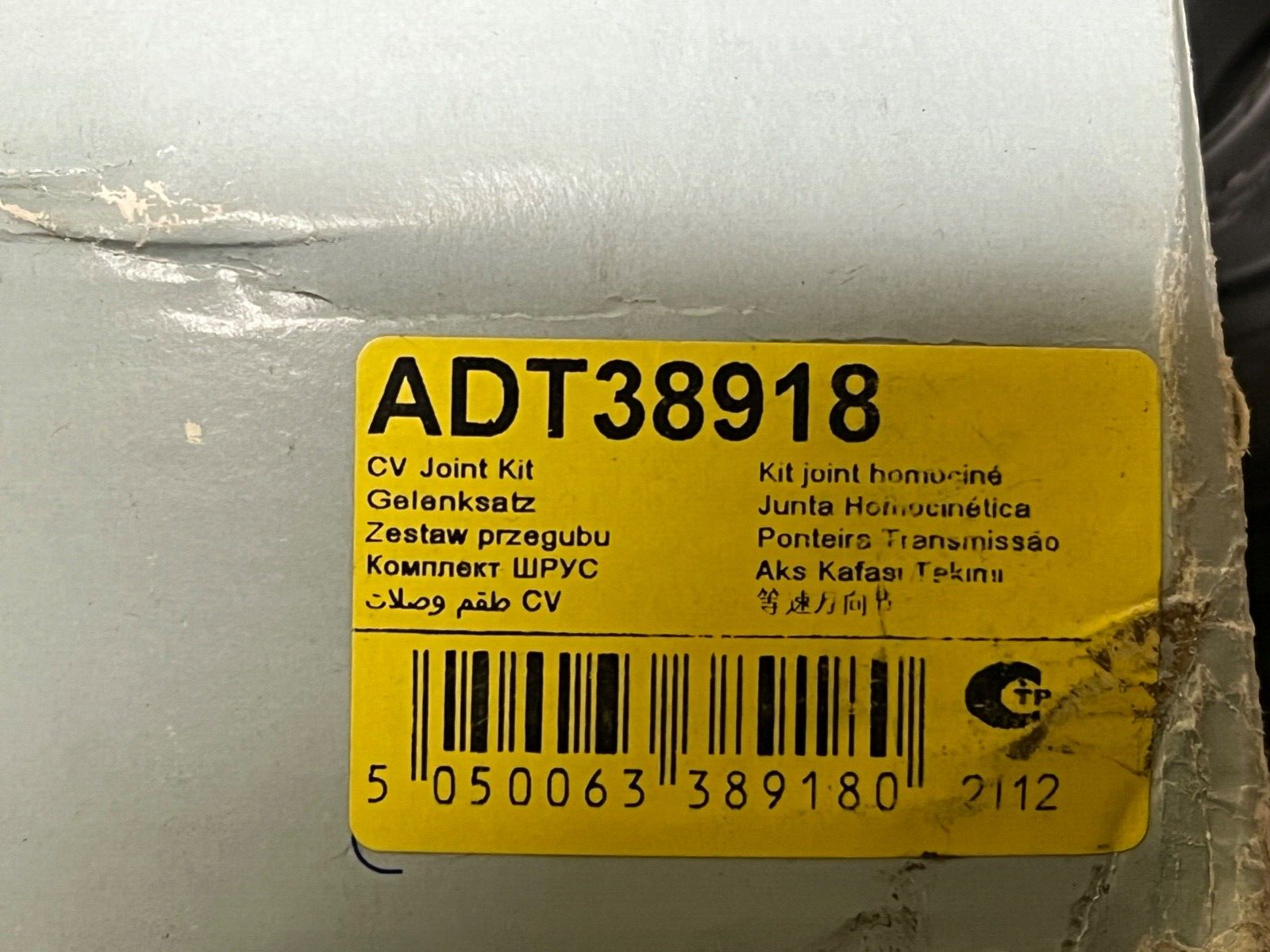 Blue Print ADT38918 Front CV Joint Kit fits Toyota Camry Vista