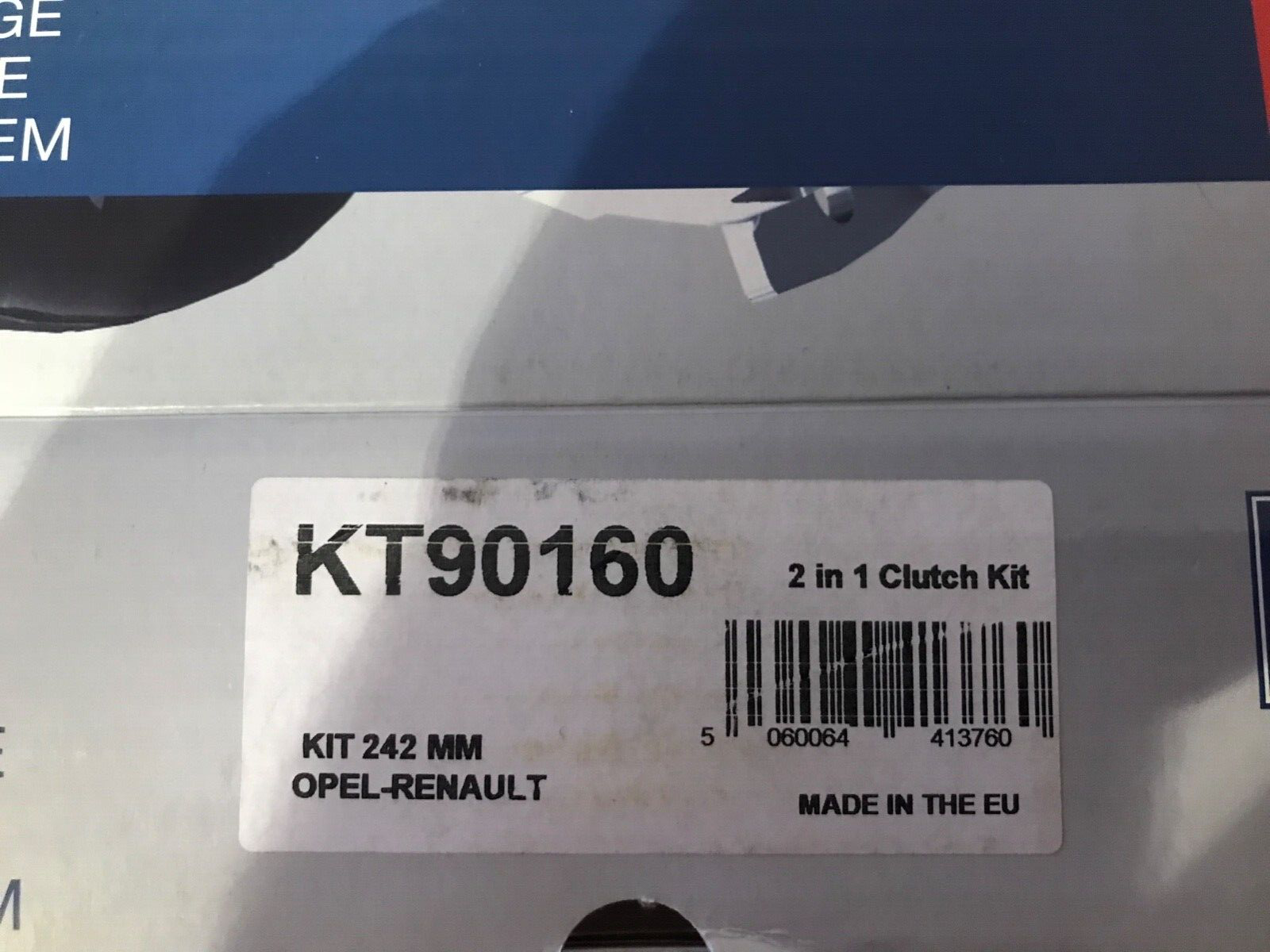AP KT90160 2 Piece Clutch Kit fits Vauxhall Renault Nissan