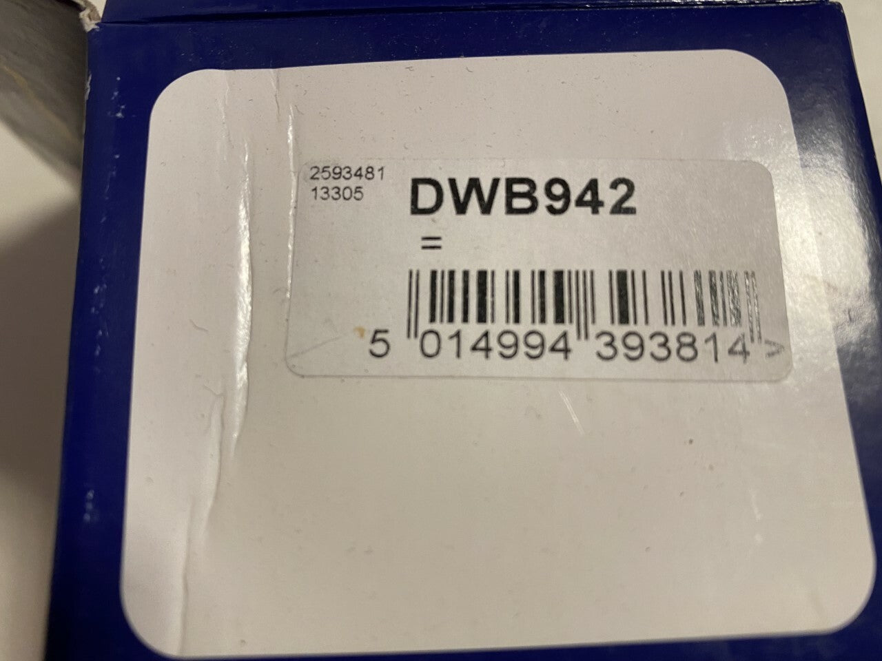 DWB942 Wheel Bearing Kit fits Renault Vauxhall Opel