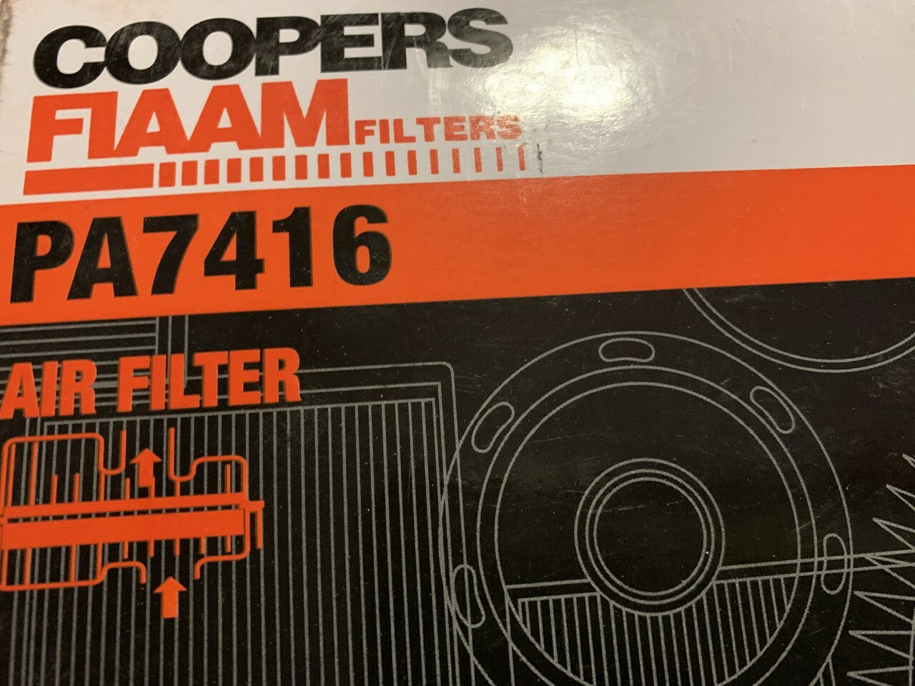Coopers Fiaam PA7416 Air Filter fits Hyundai Kia