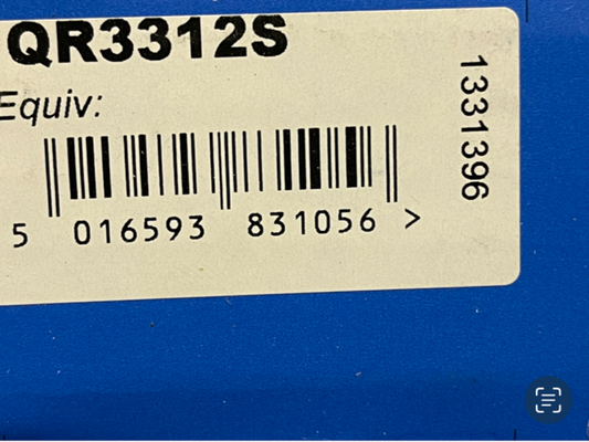 QH QR3312S Front Track Tie Rod End fits Dacia Fiat Nissan Renault Vauxhall