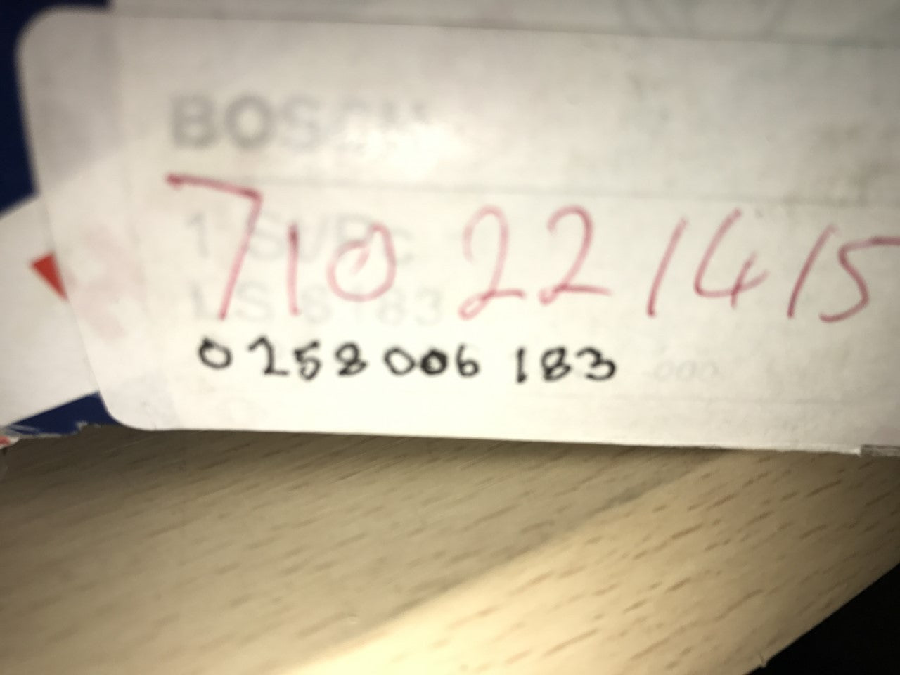 Lambda Oxygen Sensor Mercedes C Class CLK M Class R Class 0258006183 Bosch