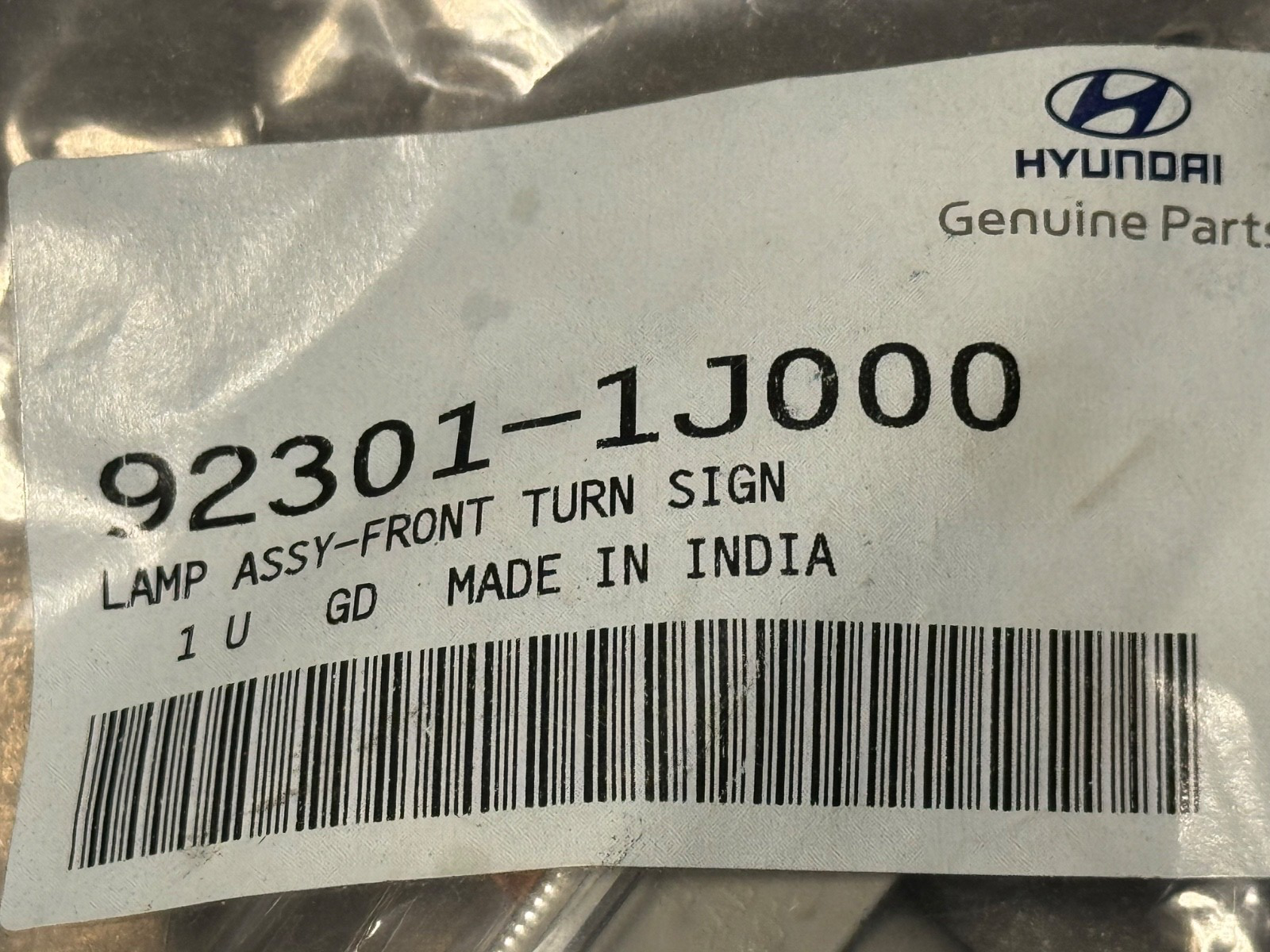 Near Side Left Hand Front Indicator Geunine HYUNDAI KIA ix20 i20VENGA 923011J000