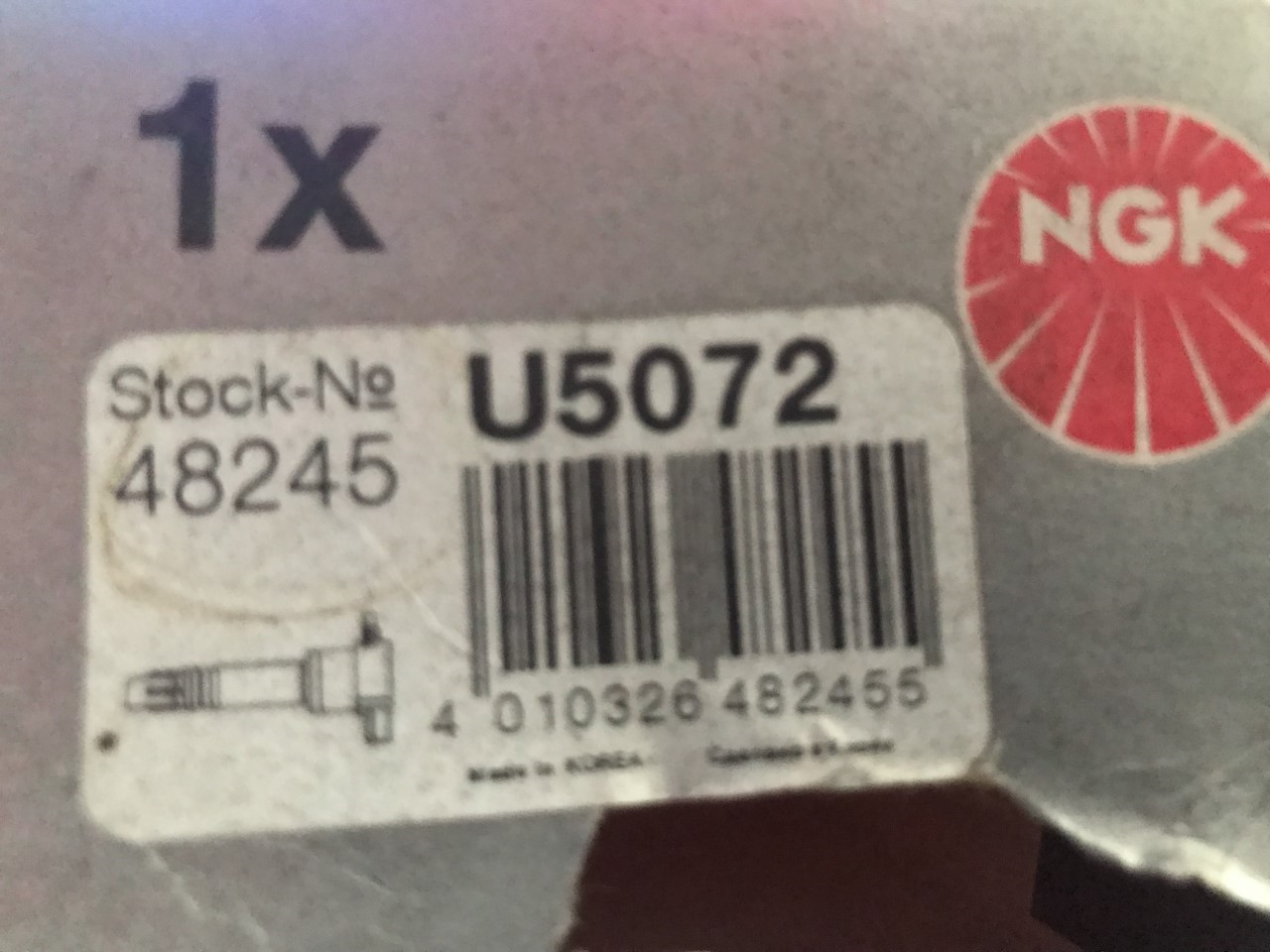 NGK U5072 48245 Ignition Coil Hyundai Elantra i30 Kia Ceed Cerato Pro Ceed