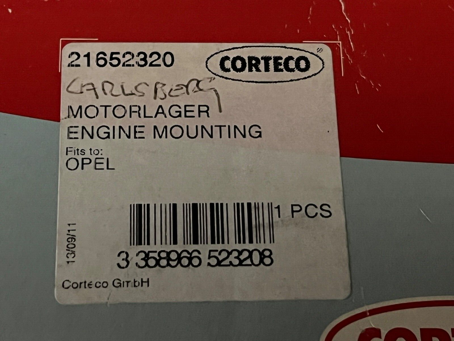 Corteco 21652320 Engine Mount fits Vauxhall Astra Astravan Zafira