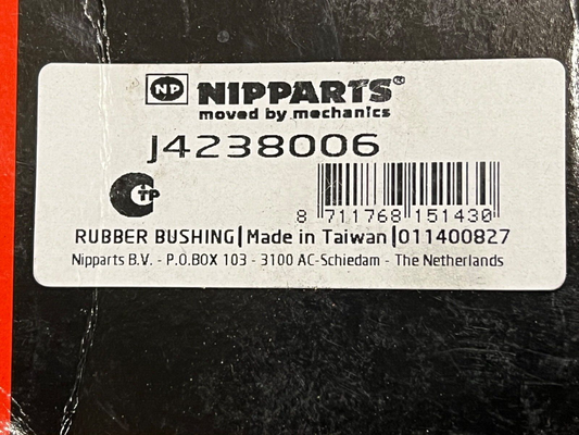 Nipparts J4238006 Suspension Arm Bush for Suzuki Swift - 1.3 - 05-12