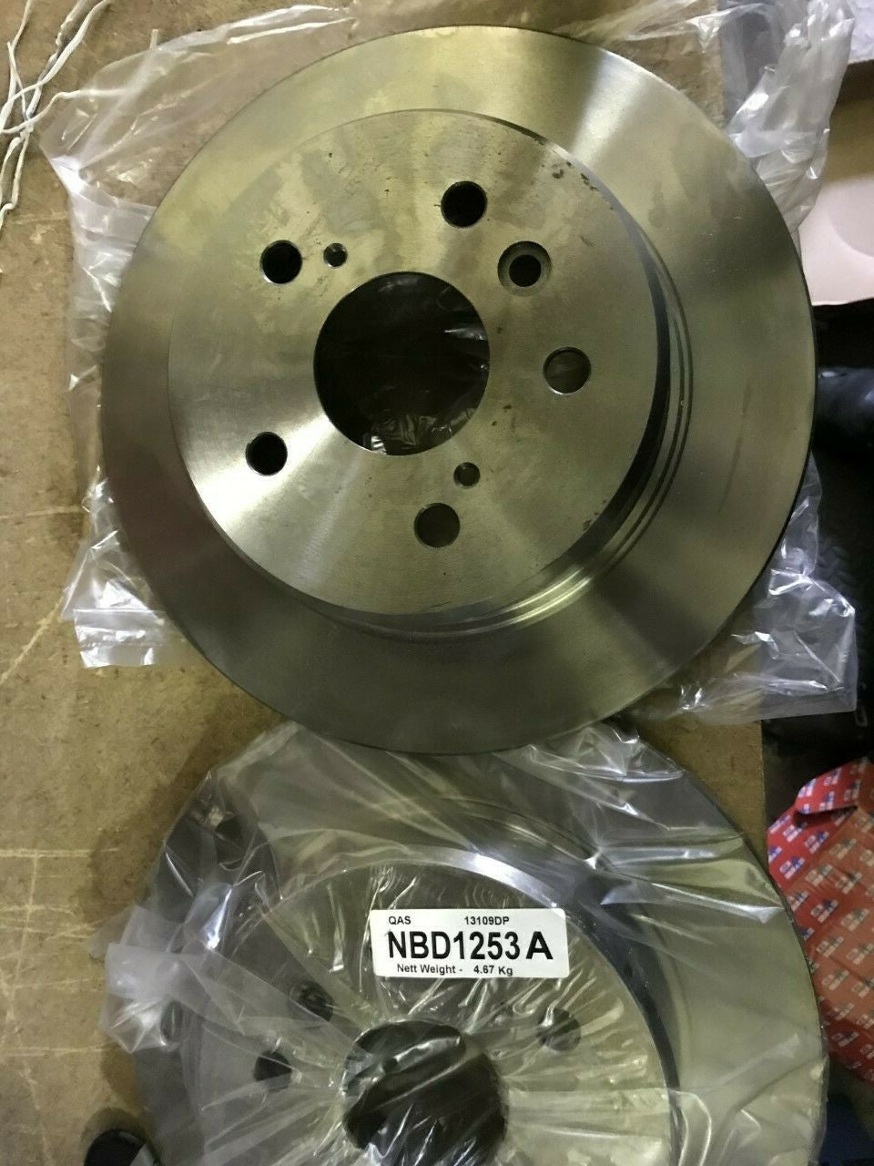 Rear Brake Disc Lexus RX300 1998-2003 AWD 3.0 V6 Solid Auto T106133 NBD1253