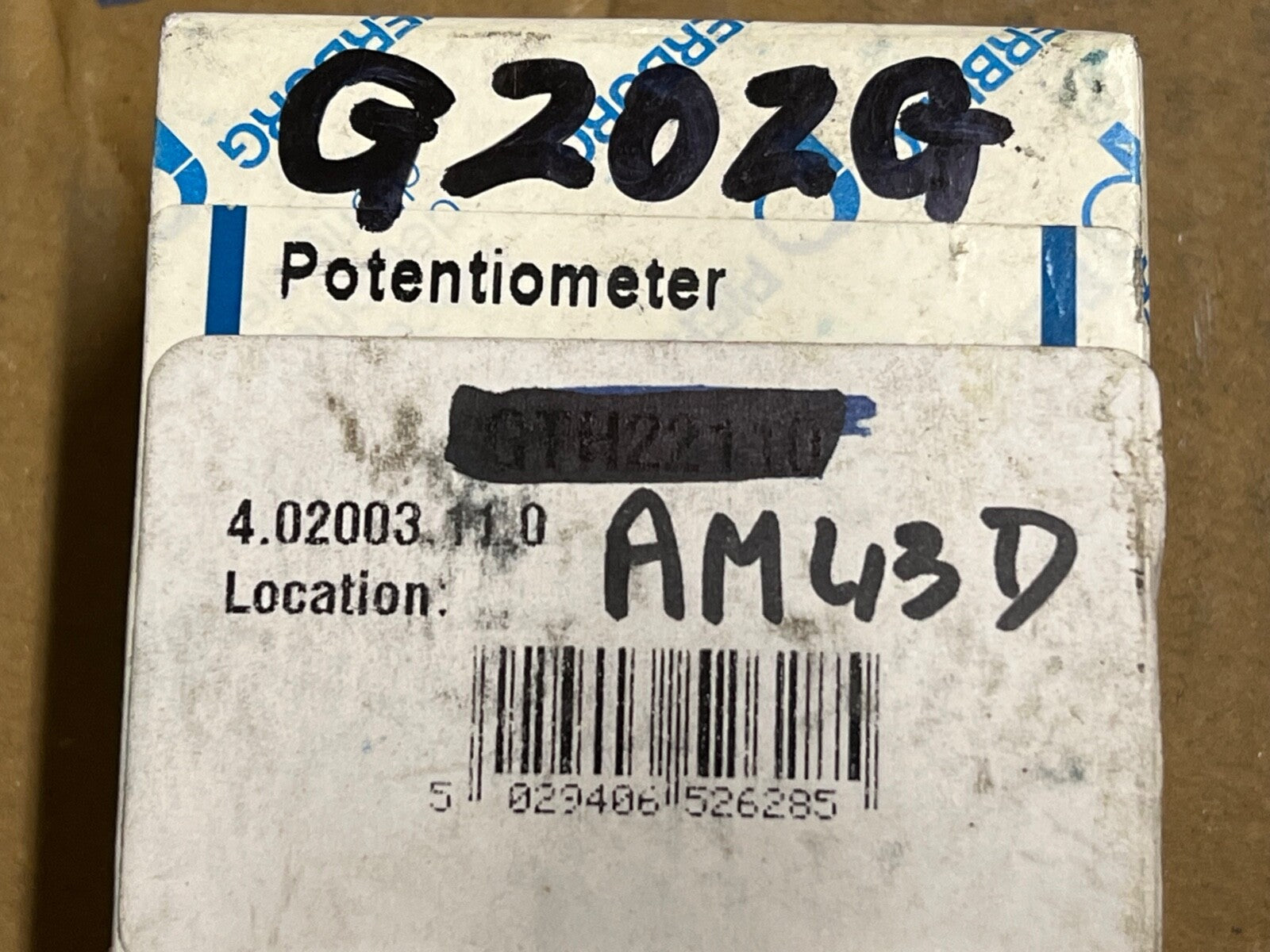 Pierburg 4.02003.11.0 Throttle Position Sensor fits Ford Sierra Escort Fiesta