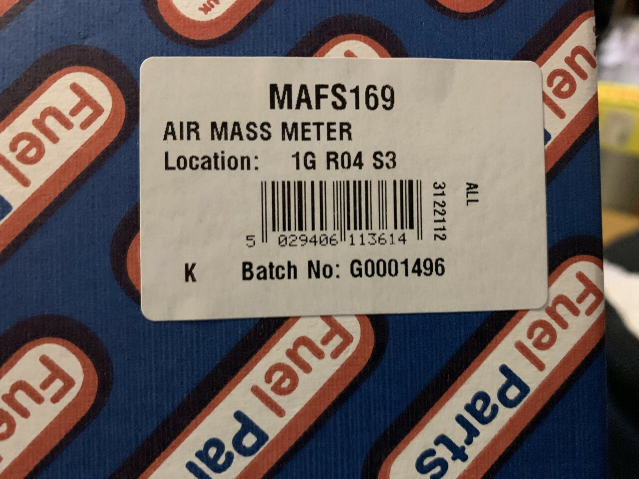 Fuel Parts MAFS169-M Air Flow Meter fits Citroen Ford Peugeot