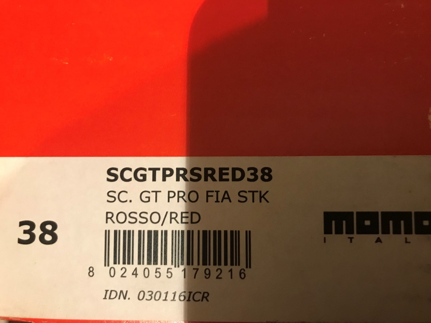 Momo GT Pro Leather Race Rally Driving Boots Size 38 Rosso Red FIA Approved Xmas