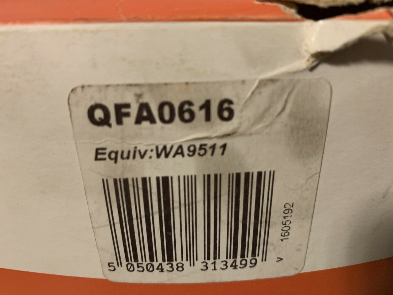 BMW TJ Filters QFA0616 WA9511 Air Filter