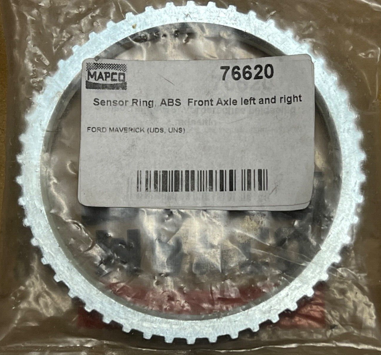 Mapco 76620 Front ABS Ring fits Ford Maverick 50 Teeth 104mm