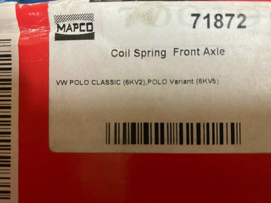Mapco 71872 Front Coil Spring fits VW Polo