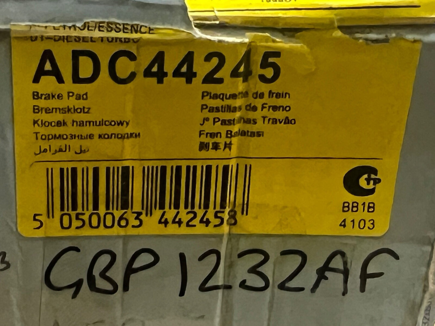 Blue Print ADC44245 Front Brake Pad Set fits Mitsubishi Proton