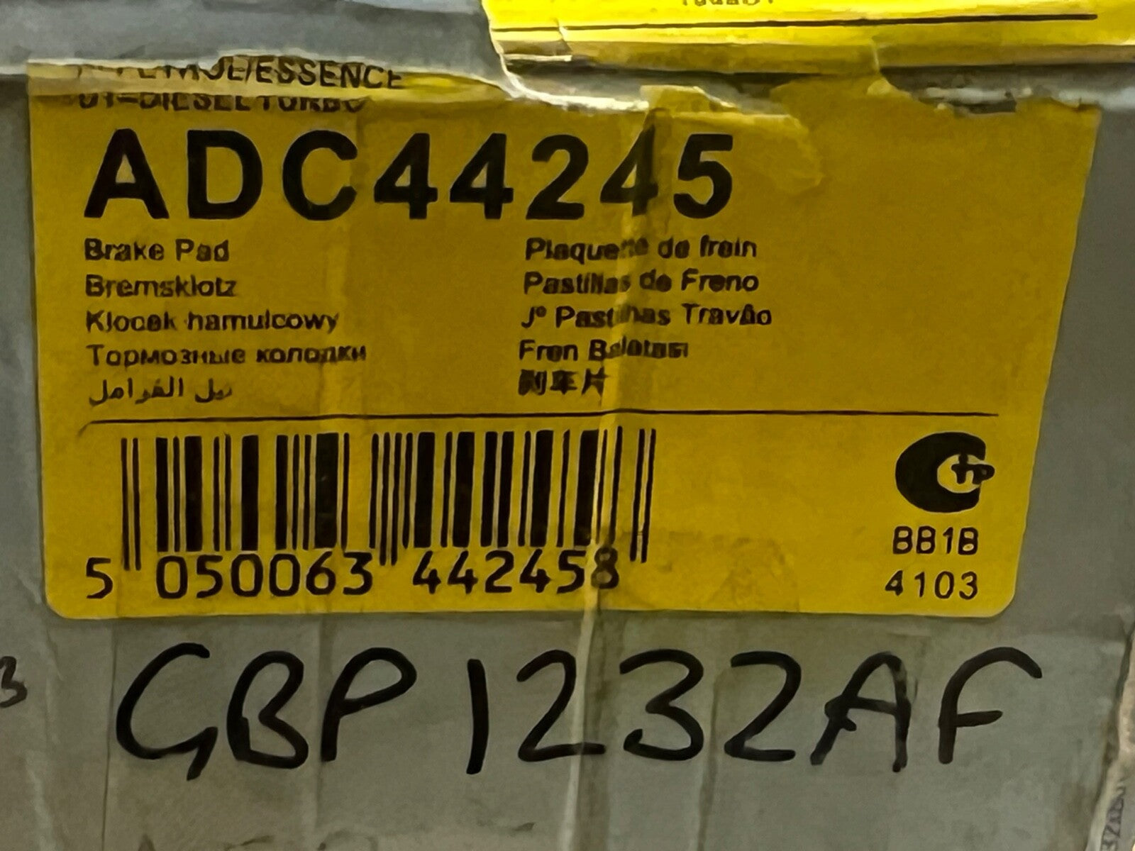 Blue Print ADC44245 Front Brake Pad Set fits Mitsubishi Proton