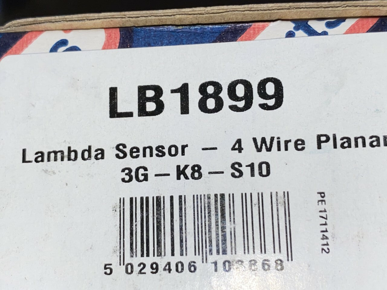 Fuel Parts LB1899 Lambda Oxygen o2 Sensor
