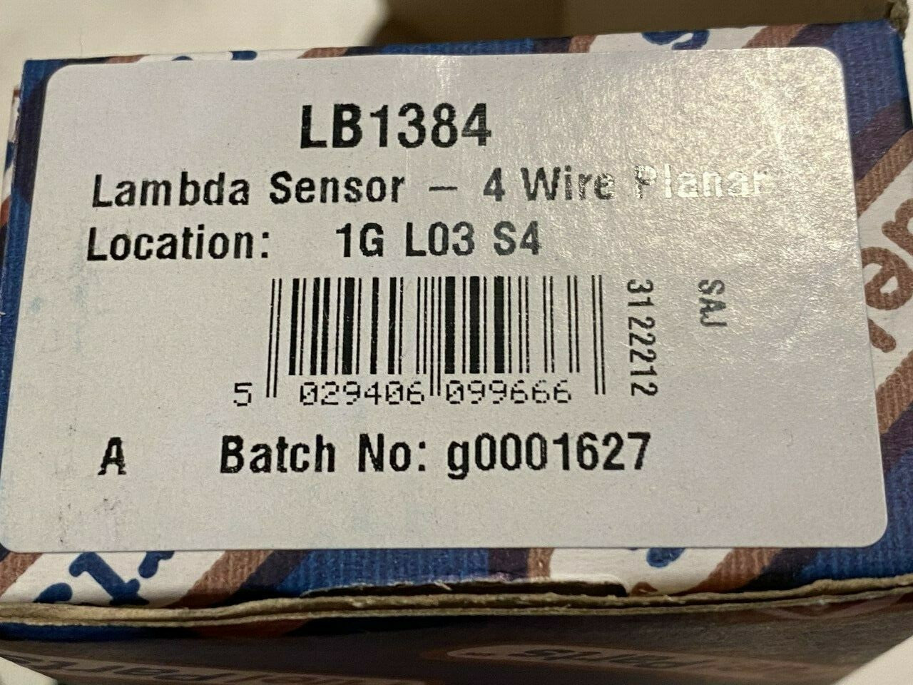 Fuel Parts LB1384 Lambda Oxygen o2 Sensor