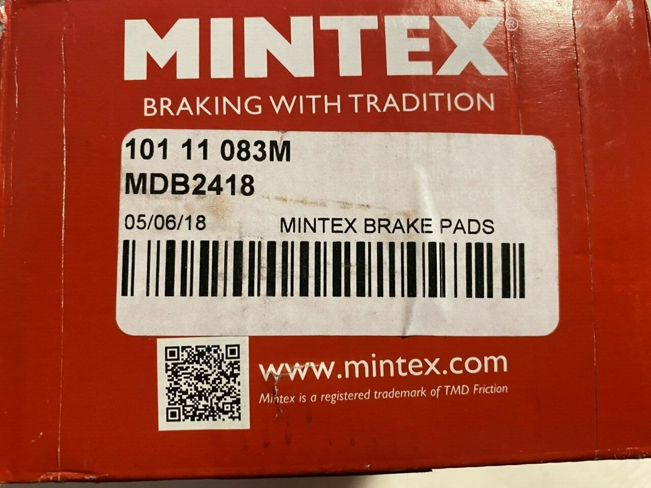 Mintex MDB2418 Front Brake Pad Set