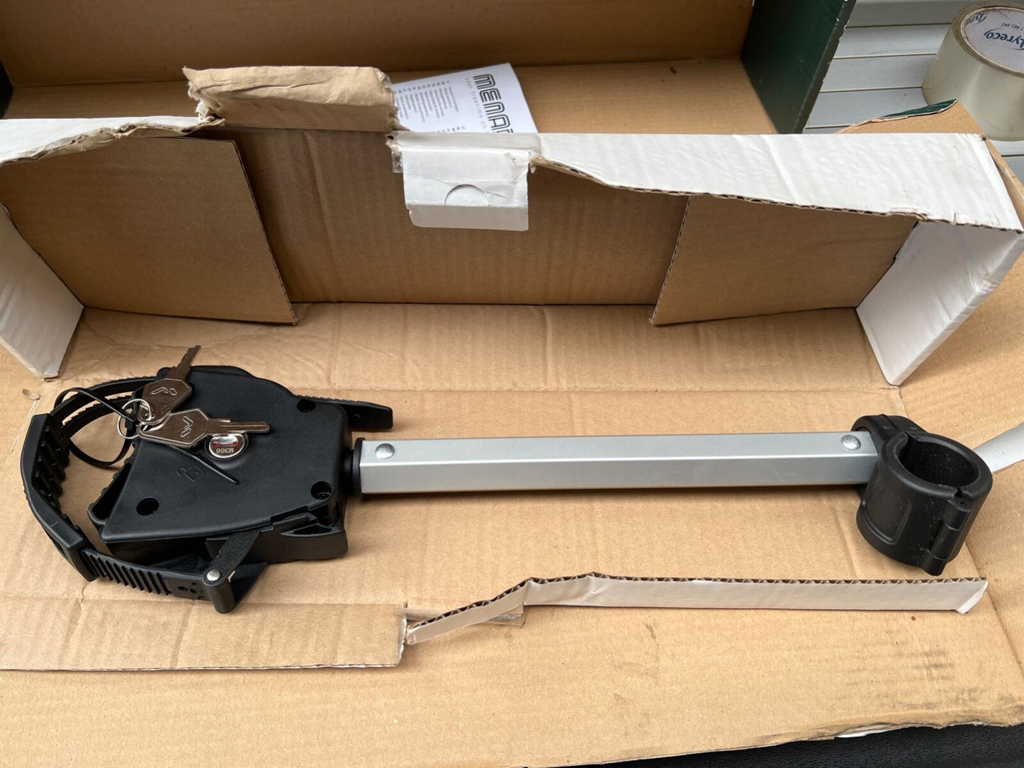 Menabo BAAC025 Long Bike Frame Holder for Towbar Mounted Bike Carrier