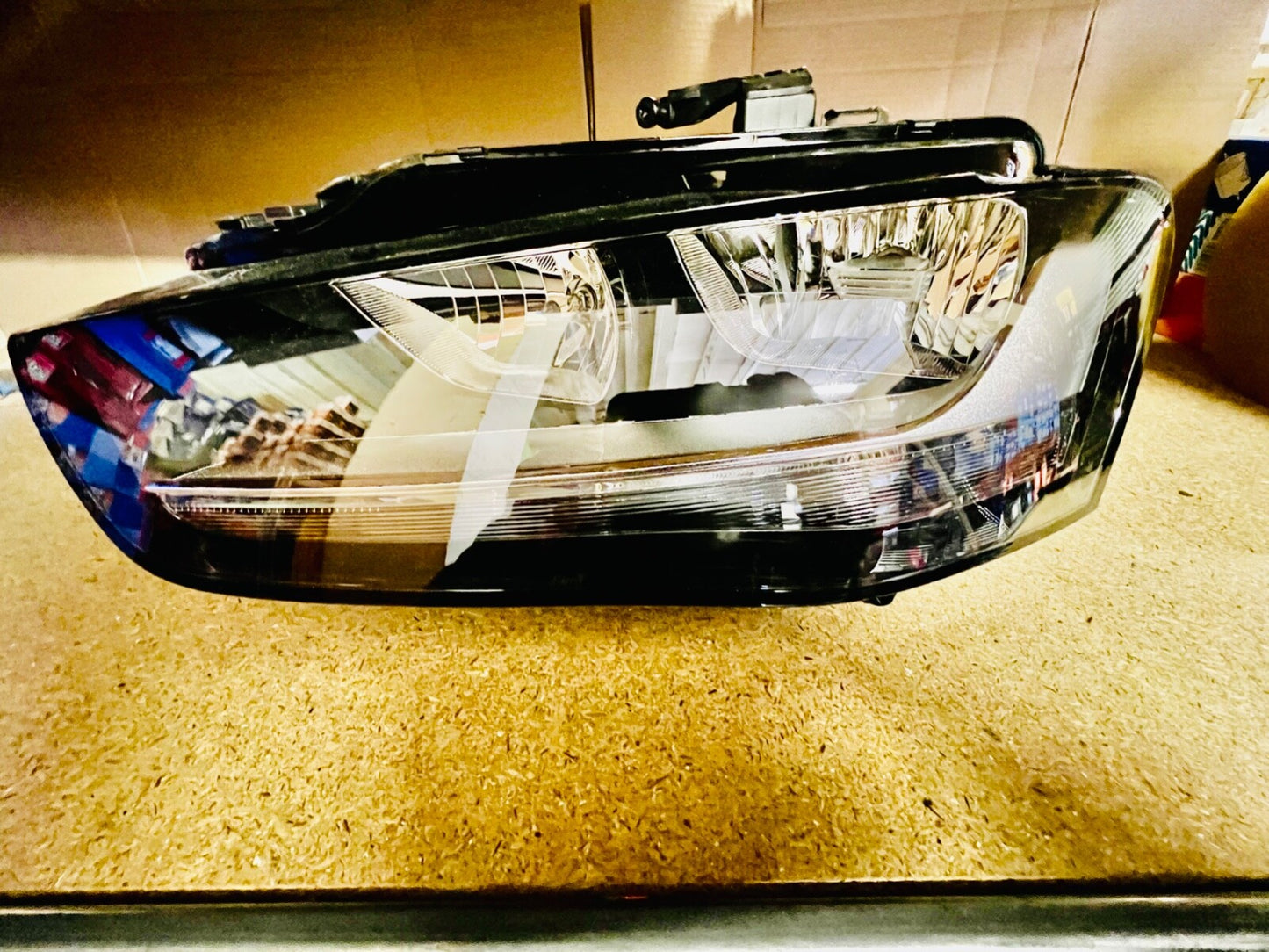 MHL7802 Left Passenger Side Nearside Headlight Headlamp Halogen fits Audi A4