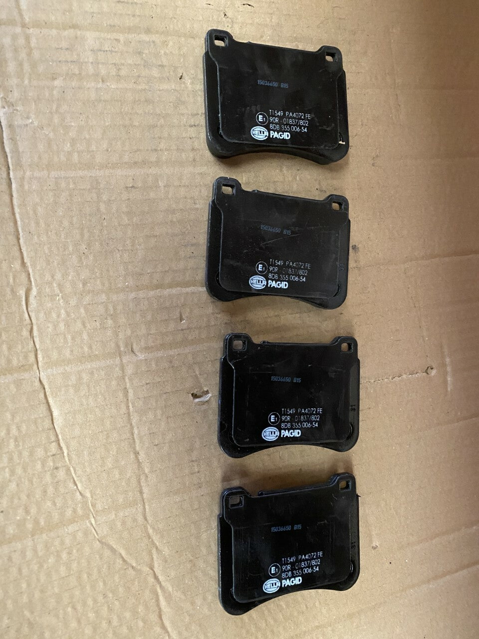 Hella-PAGIDT1549 8DB355006-541 Front Brake Pad Set fits Mercedes