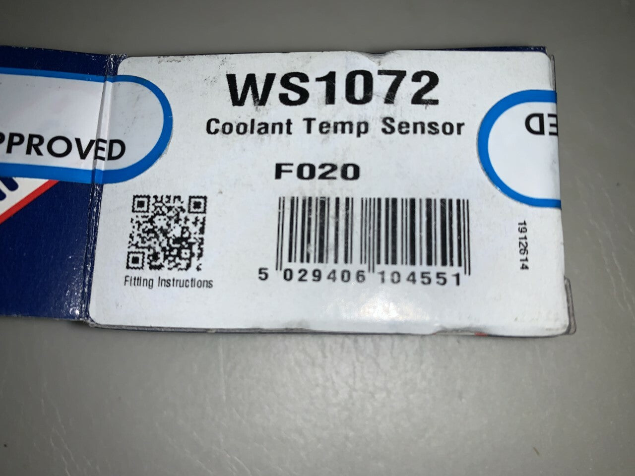 Fuel Parts WS1072 Coolant Temperature Transmitter Sensor 