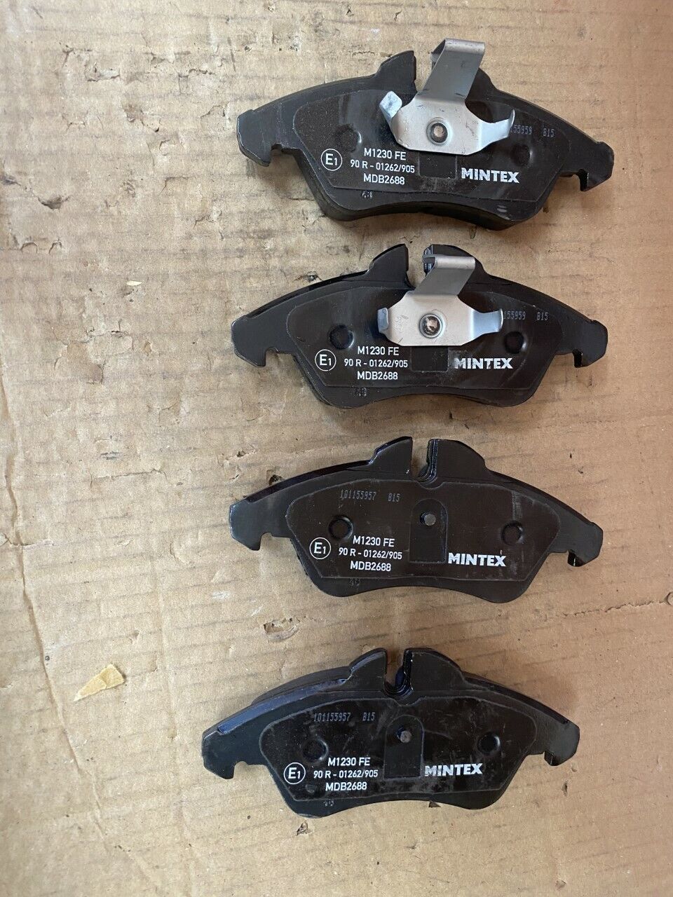 Mintex MDB2688 BBP1588 Front Brake Pad Set fits Mercedes