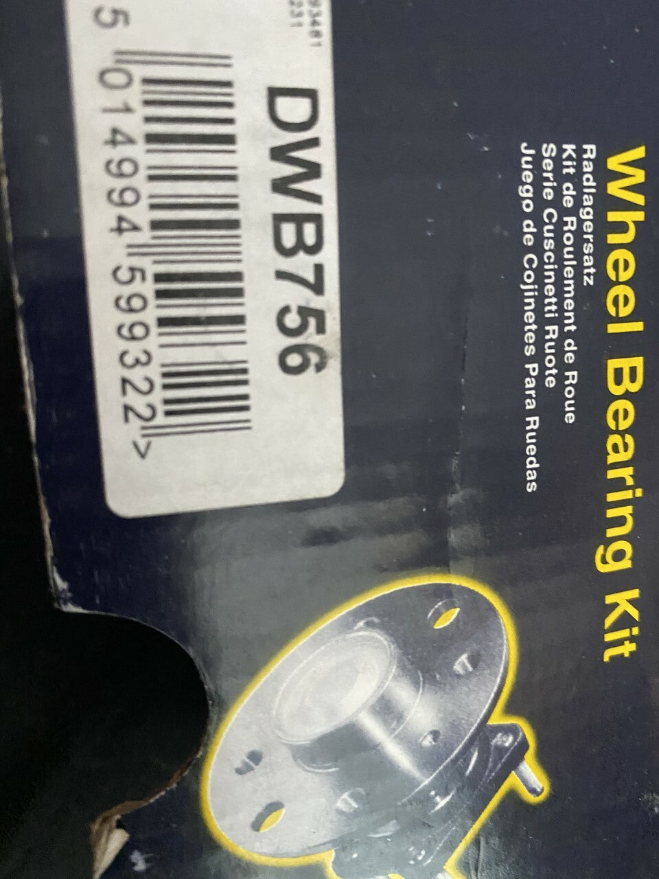 DWB756 QWB756 Wheel Bearing Kit fits Ford