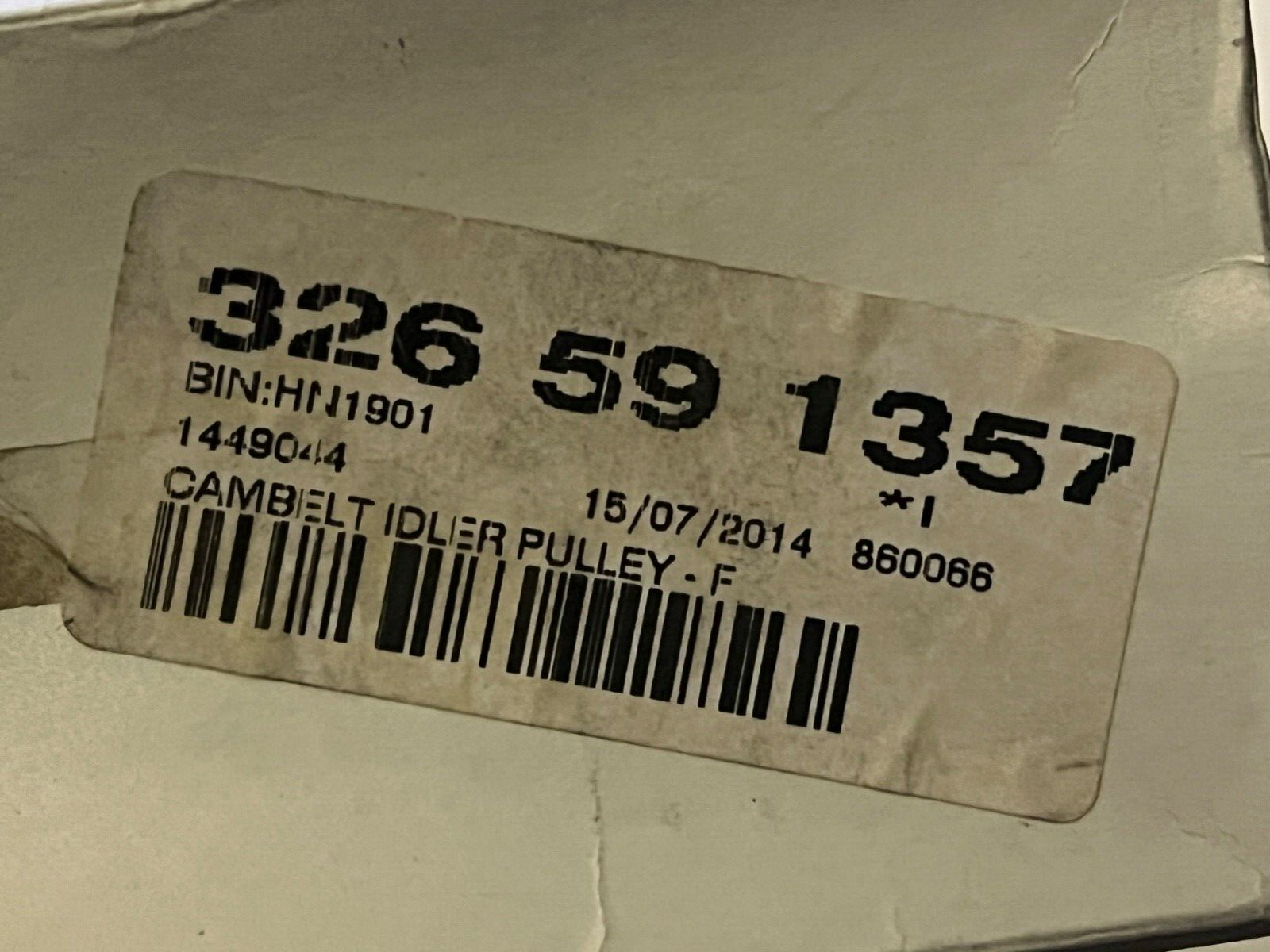 1449044 Ford Ranger Everest 2.5 3.0 DOHC Diesel Timing Belt Idler Pulley