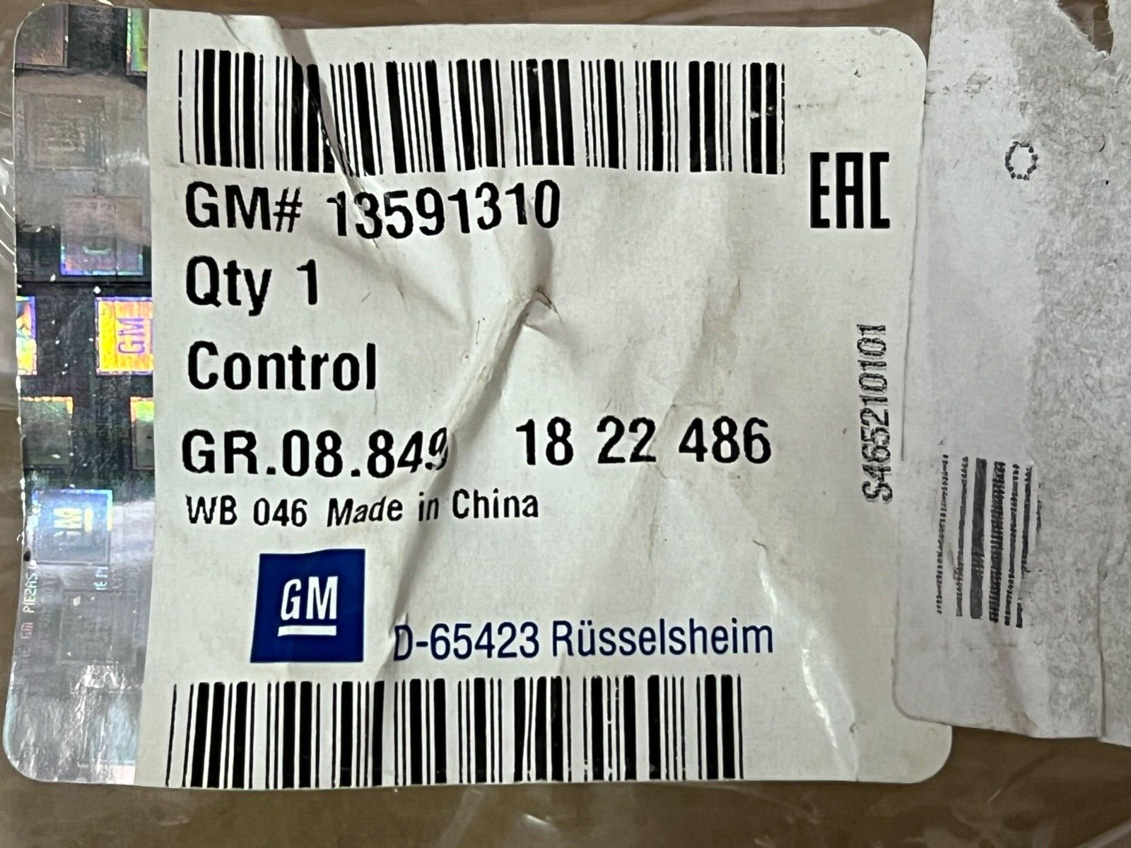 New Genuine Opel Vauxhall Insignia A Heater Control Panel Unit Module 13591310