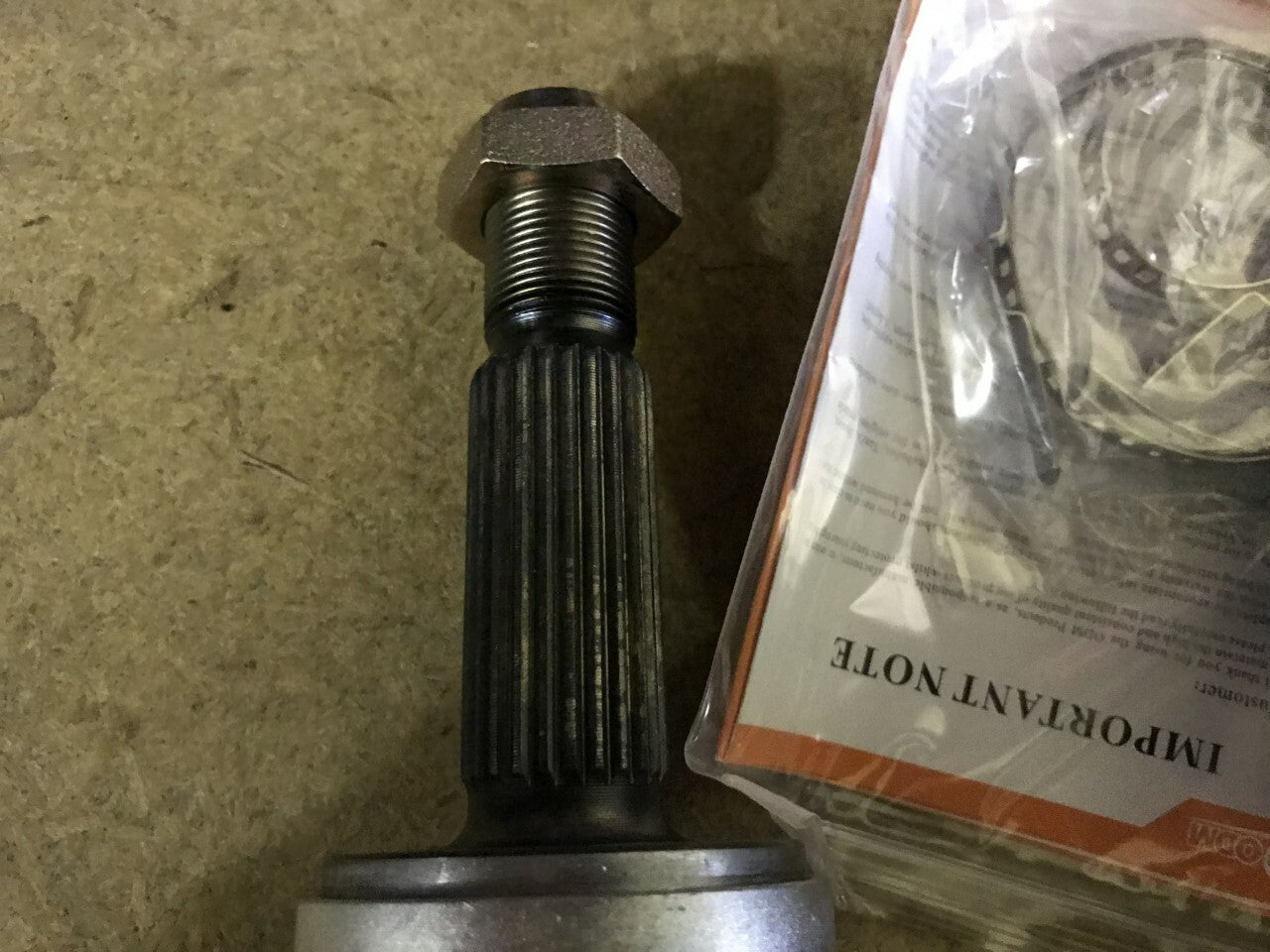 Mitsubishi Outlander Solid Auto M314034 CV Joint Kit