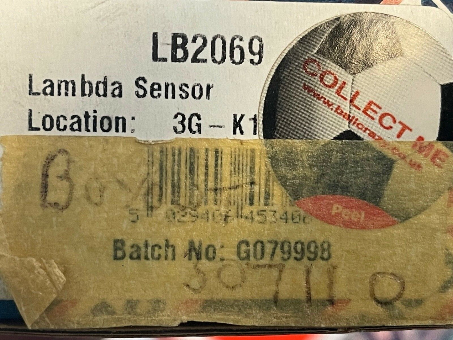 Fuel Parts LB2069 Lambda Sensor Oxygen O2 Sensor fits Volvo