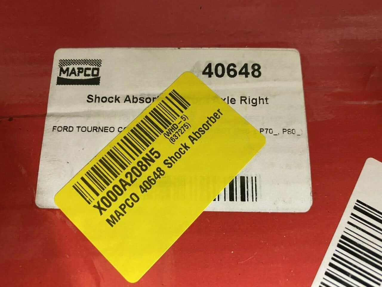Mapco 40648 Front Right Hand Side (Off Side) Shock Absorber fits Ford