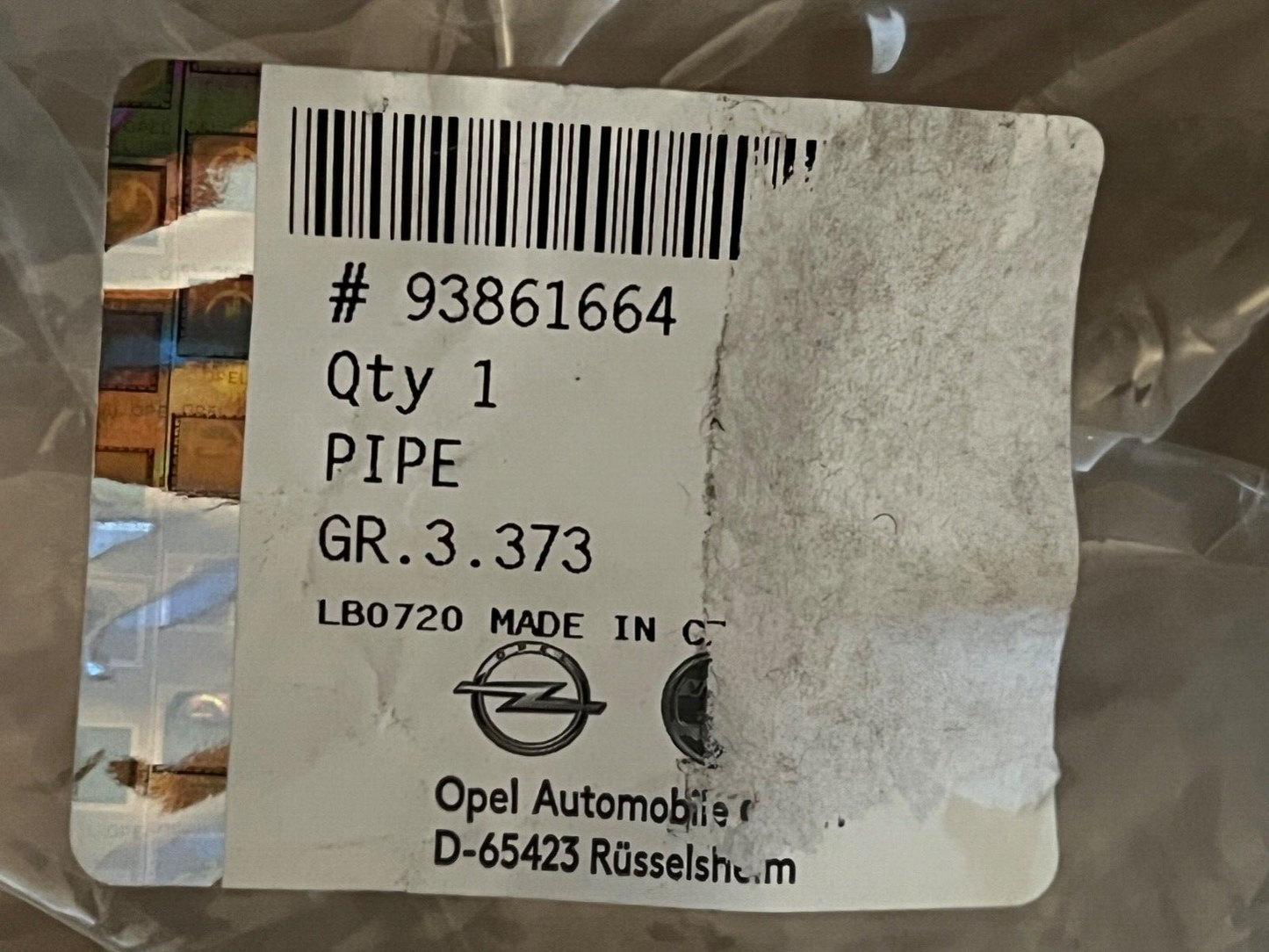 New 93861664 Air Intake Pipe Hose fit Vauxhall Renault Nissan 2.0 DCi 2007-2014