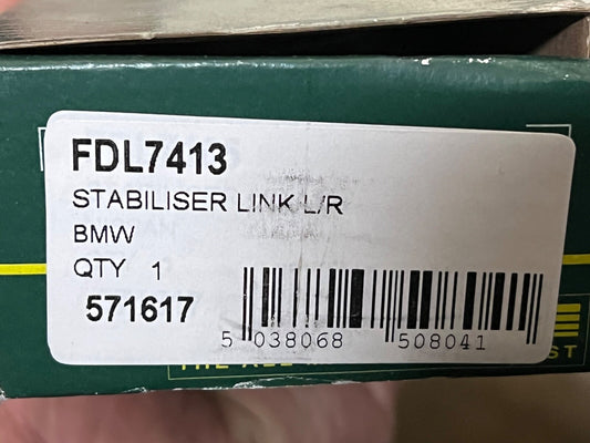 FIRST LINE Front Left or Right Stabiliser Link Rod for BMW 320 1.6 (11/12-06/16)