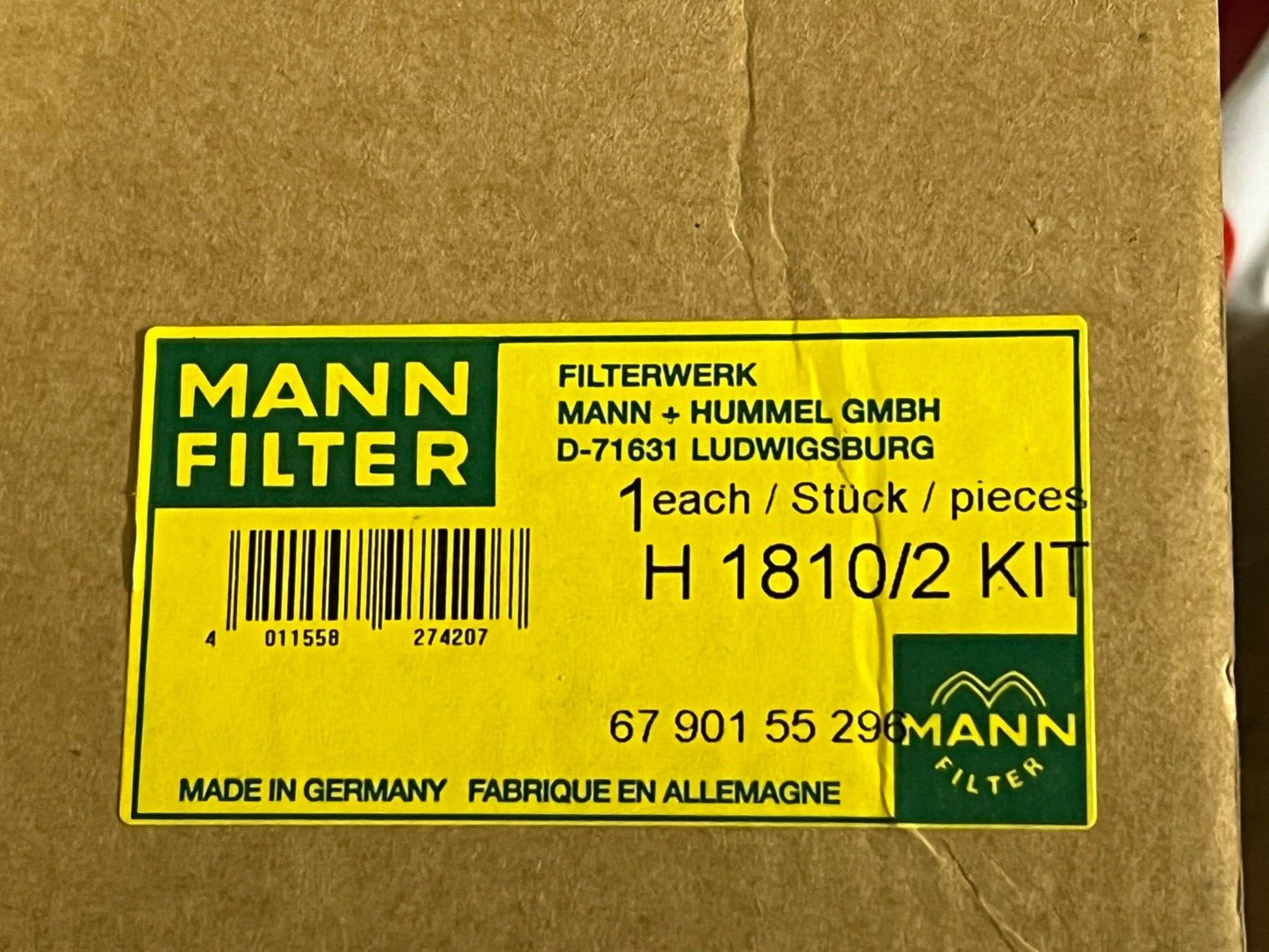 H1810/2 KIT Mann Filter Hydraulic Auto Transmission Kit