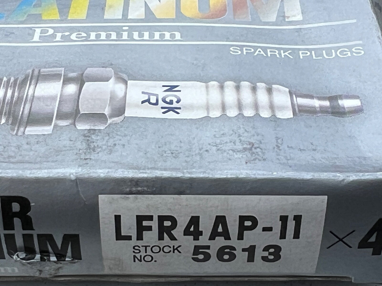 NGK LFR4AP-11 5613 Spark Plug set of 4