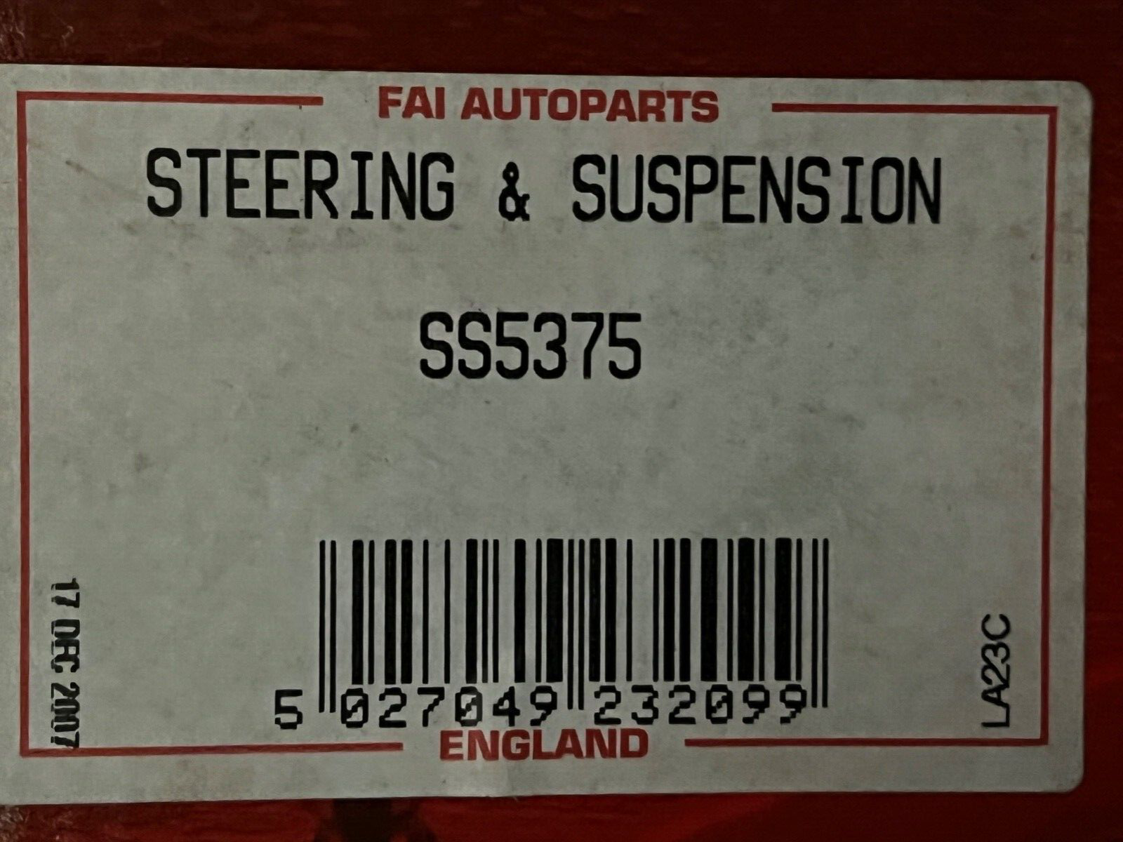 FAI SS5375 FRONT TIE ROD END